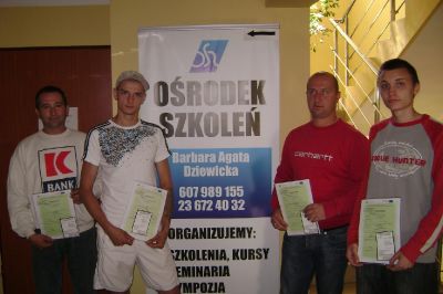 Kurs zawodowy Obsługa wózka widłowego