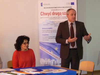 Zdjęcia z konferencji inaugurującej projekt pn.: :Chwyć drugą szansę!