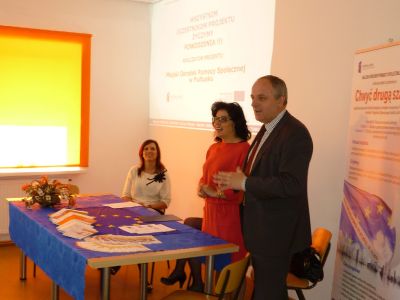 Zdjęcia z konferencji inaugurującej projekt pn.: :Chwyć drugą szansę!